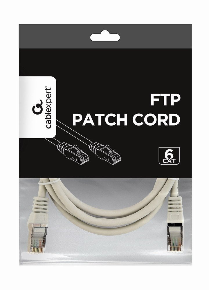 Gembird Cable De Red Ftp Cat6 Awg26 15m Gris Pp6-15m