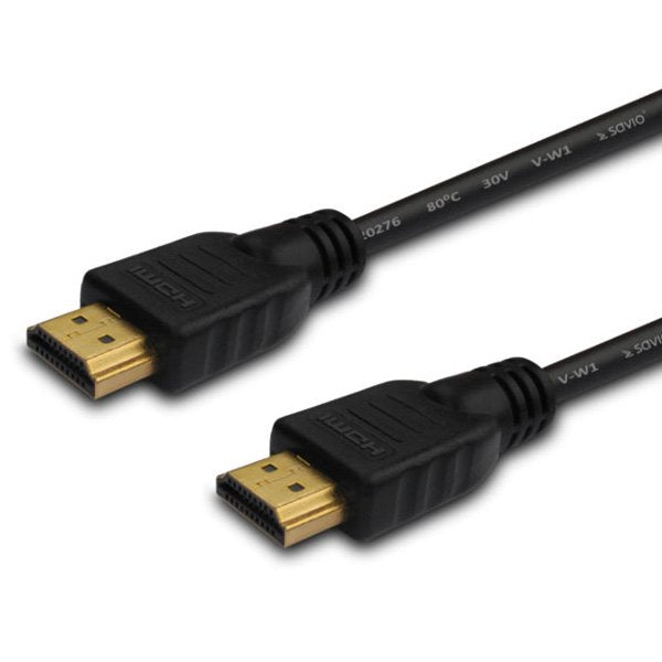 Cable Savio Cl-121 (Hdmi M - Hdmi M; 1,8 M; Negro)