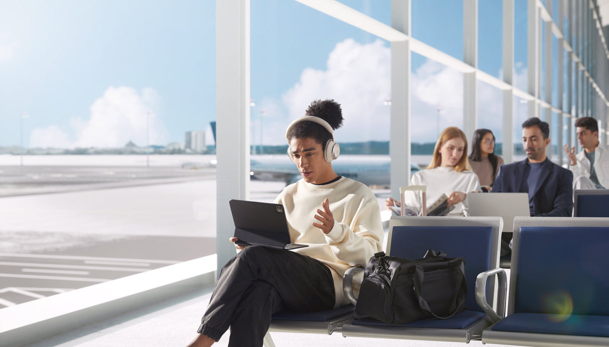 Auriculares Soundcore Space One Pro - Cream White