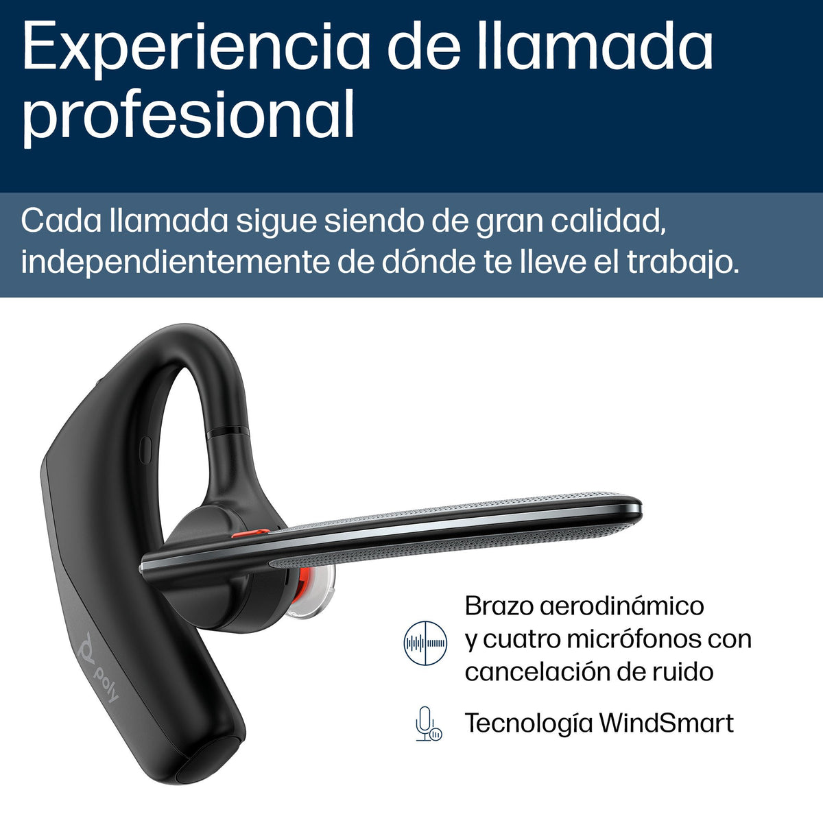 EAN 5715328135826 - HP Poly Voyager Legend 30 Headset Inalámbrico Dentro de oído Llamadas/Música Bluetooth Negro imagen 4