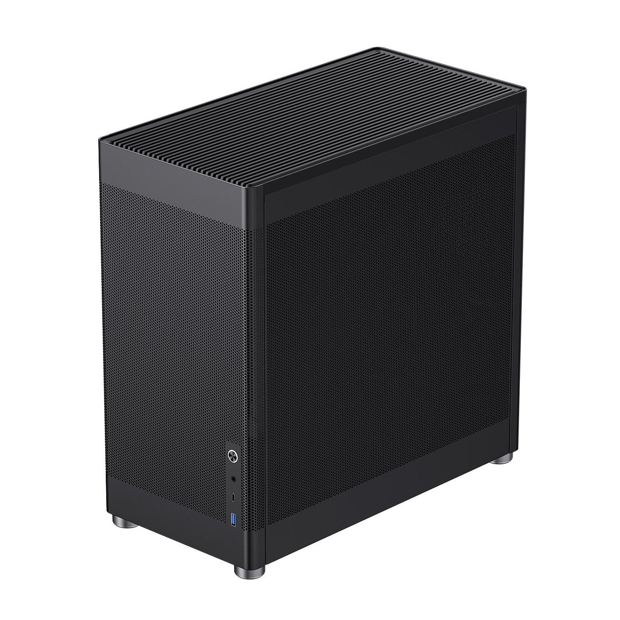 Coolbox Caja Pc Atx Mp1 Mesh Negro Bahías Int.:3x 2.5″ + 1 X 3.5″ O 4 X 2.4″/ 1 X Usb 3.2 (Usb-A) + 1 X Usb-C 3.2, 1 Conector Jack 3.5 Mm