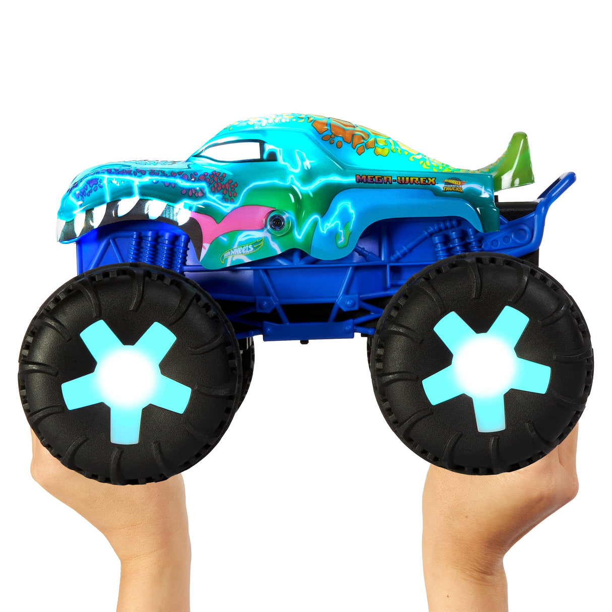 Vehículo Rc Hot Wheels Monster Trucks Mega Wrex Alive Jbd90