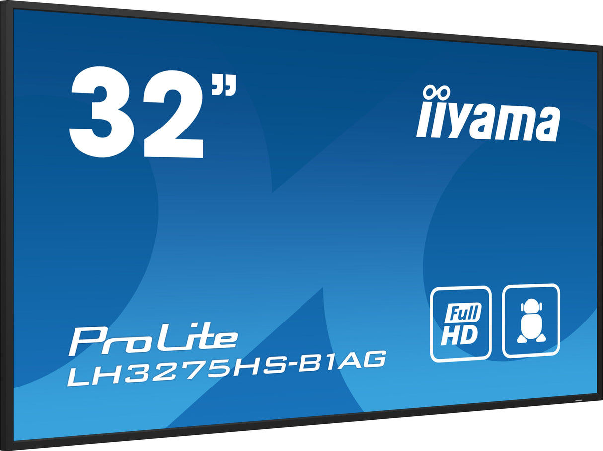 Iiyama Prolite Pantalla Señalización 81,3 Cm (32") Lcd Wifi 500 Cd / M² Full Hd Negro Android 11 24/7