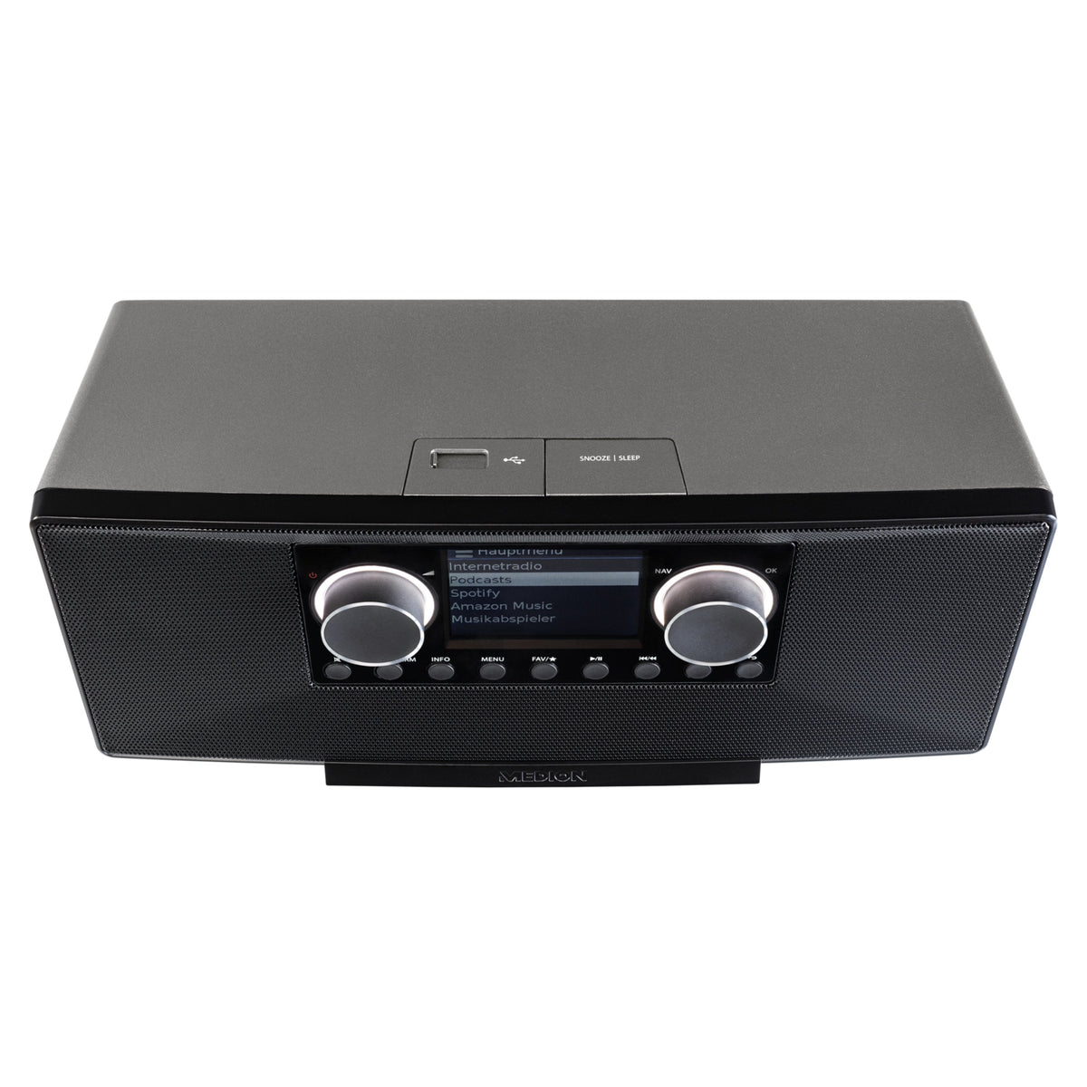 Medion Md 89289 Stereo Internetradio Negro