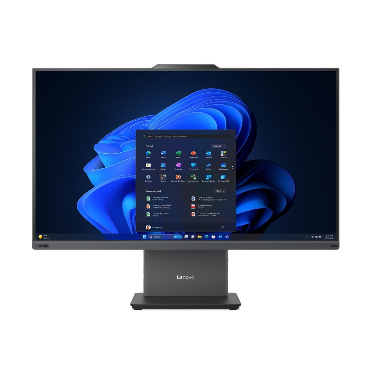 Monitor Lenovo 24" Dt Tc Neo Aio 50a G6 U5 226v 16g512g