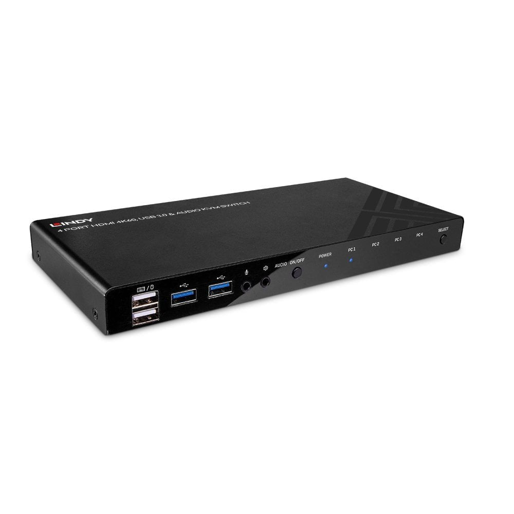 EAN 4002888393133 - Lindy 39313 interruptor KVM Negro imagen 1