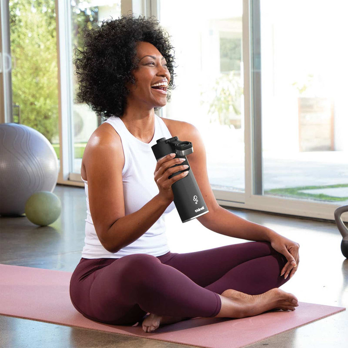 EAN 622356293754 - Ninja Thirsti Uso diario, Fitness, Senderismo, Deportes 700 ml Plástico, Acero inoxidable Negro imagen 6