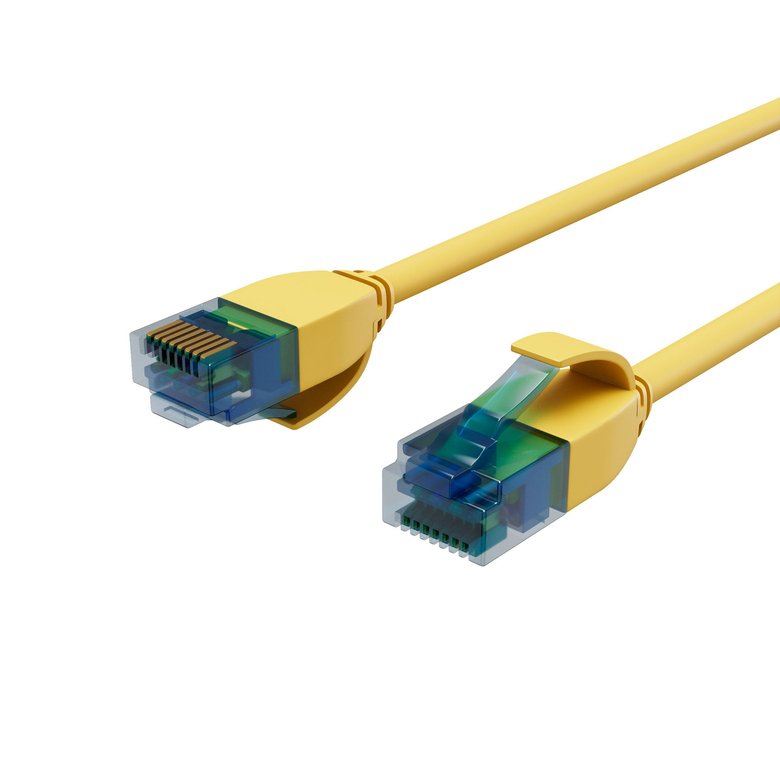 Shiverpeaks Cable De Red Cable De Red Cat.6 U/Utp Slim Amarillo 3m