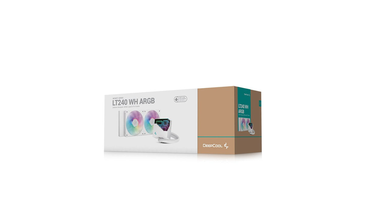 EAN 6933412728900 - DeepCool LT240 Procesador Sistema de refrigeración líquida todo en uno 12 cm Blanco 1 pieza(s) imagen 6