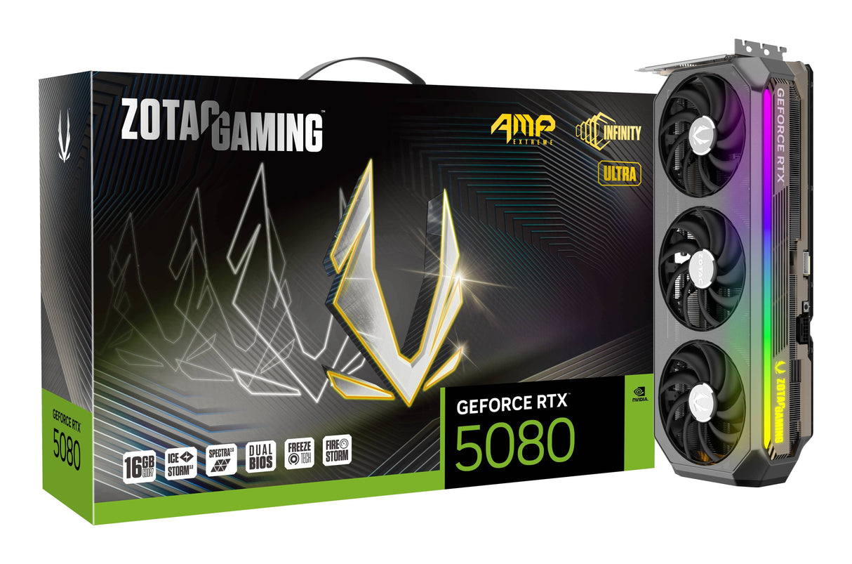 EAN 8886307700476 - Zotac GAMING GeForce RTX 5080 AMP Extreme INFINITY ULTRA NVIDIA 16 GB GDDR7 imagen 8