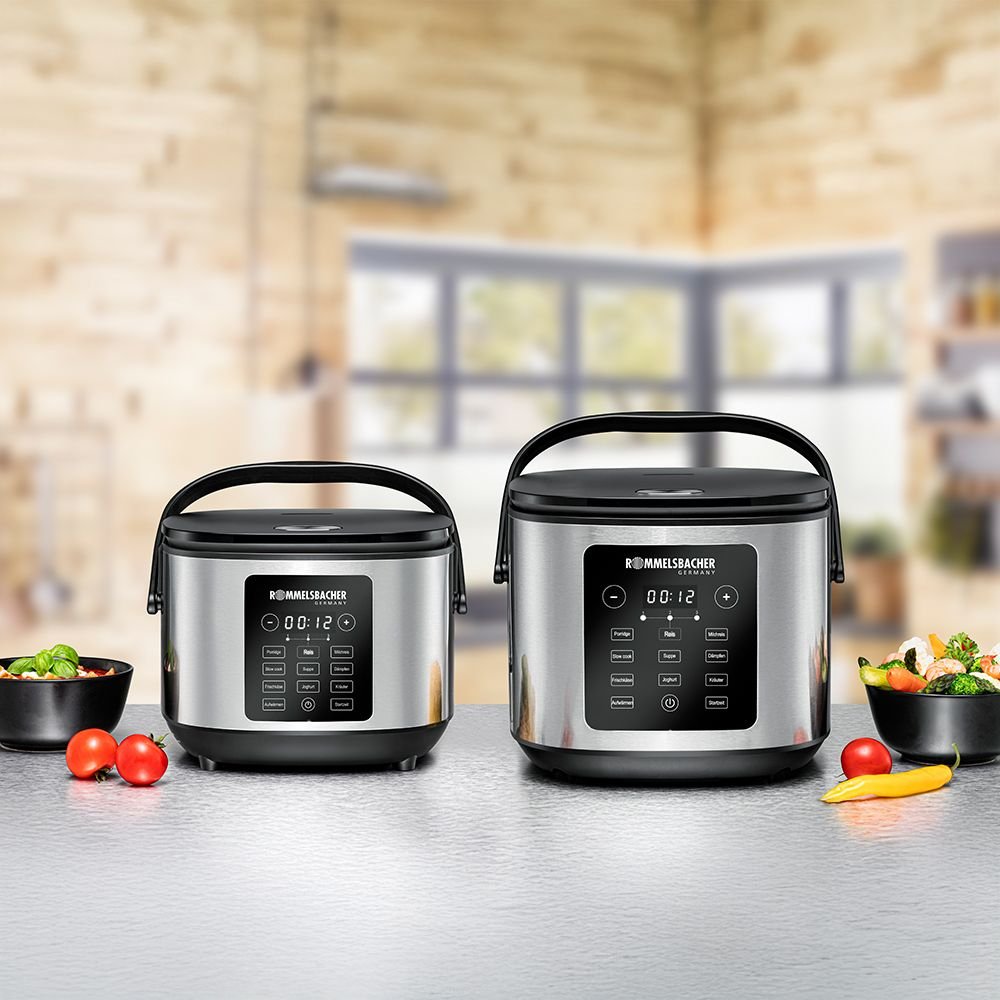 Rommelsbacher Multi-Reiskocher Mrk 950 (Edelstahl/Negro, 860 Watt, 5 Liter) Mrk 950
