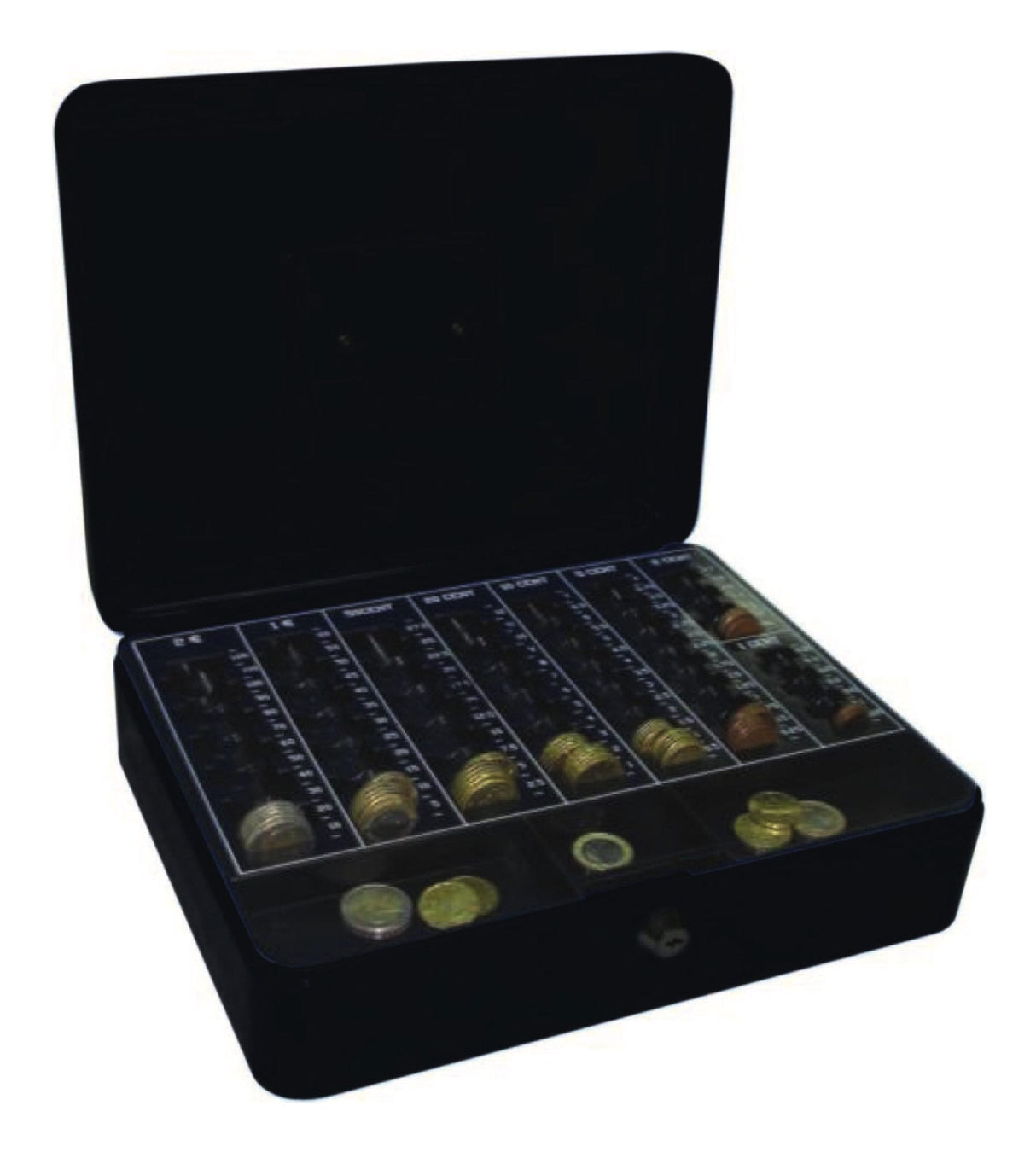 EAN 5705831042797 - Q-CONNECT KF04279 caja de dinero Negro Metal 1 pieza(s) imagen 1