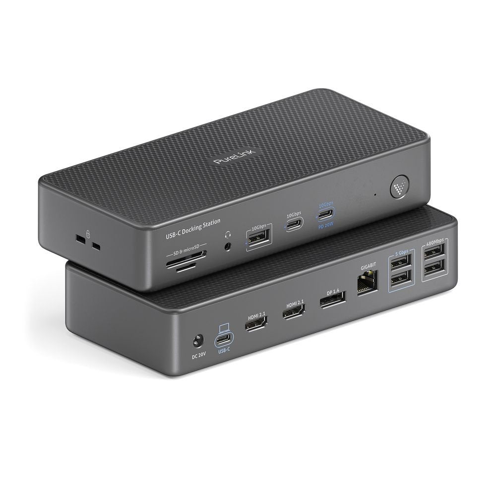 EAN 4251364737507 - PureLink VL-D220 base para portátil y replicador de puertos Alámbrico USB 3.2 Gen 2 (3.1 Gen 2) Type-C Gr imagen 3