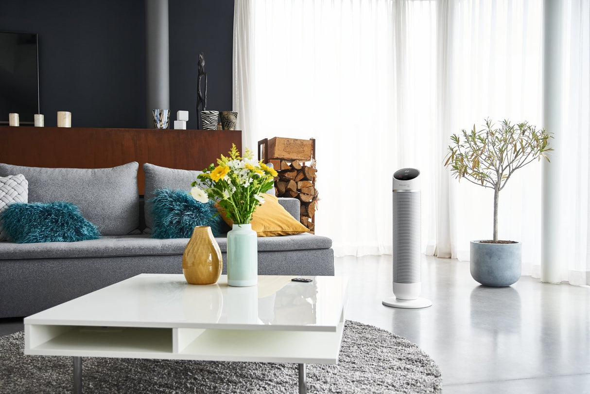 Calefactor Rowenta Silent Comfort Hq8120 Eléctrico Interior Plata 2400 W Ventilador Eléctrico