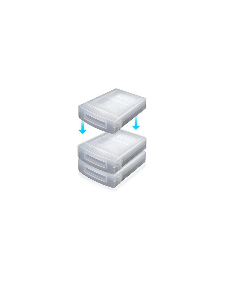 EAN 4250078186472 - ICY BOX IB-AC602a Funda de protección Plástico Translúcido imagen 2