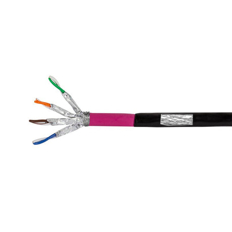 EAN 4052792068108 - LogiLink CPV0082 cable de red Negro, Rosa 100 m Cat7 imagen 1