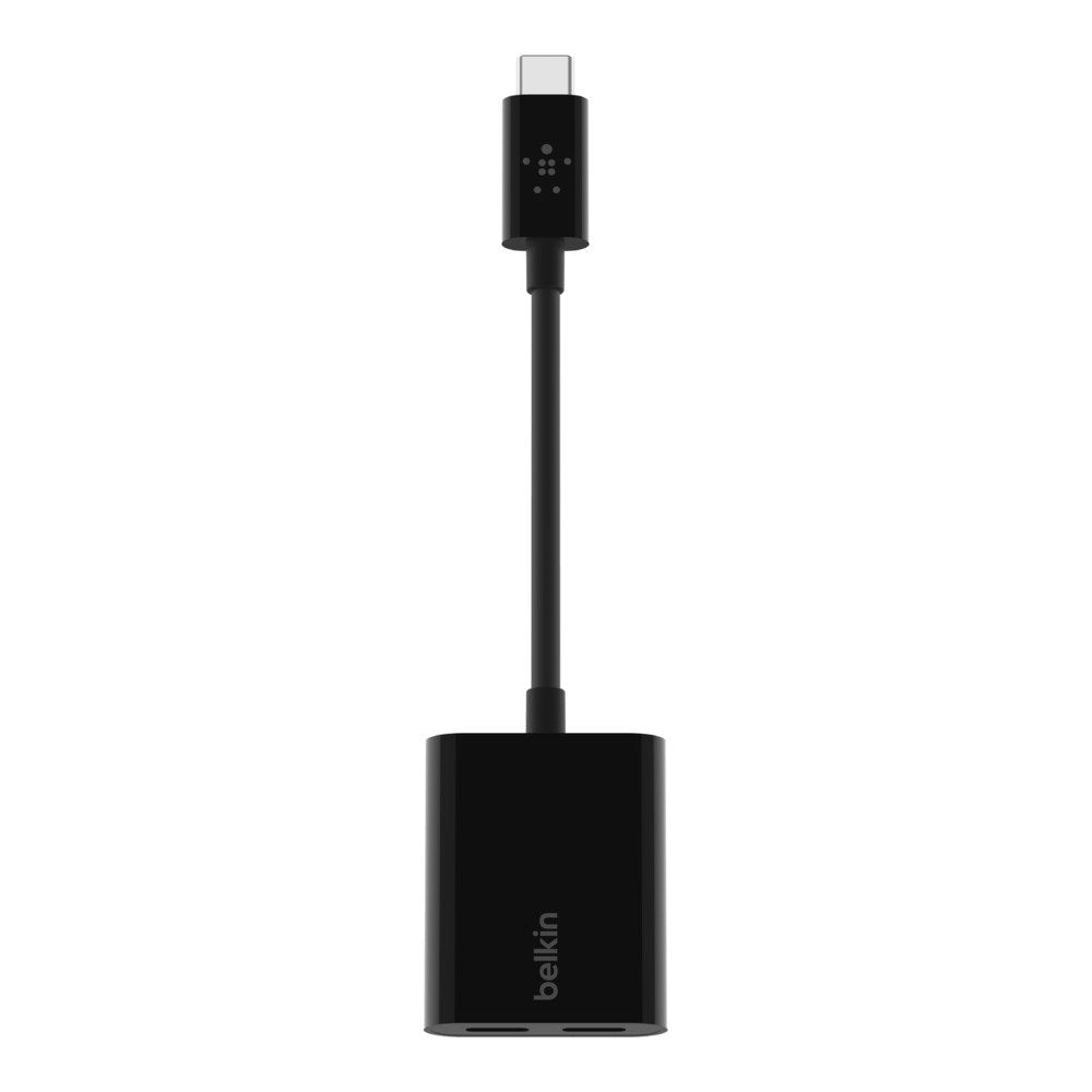 Belkin Rockstar Connect Usb-C Audio + Adaptador De Carga Negro