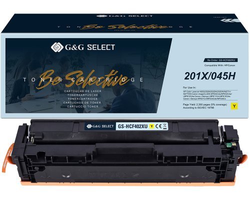 Toner G&G Select Xl Compatible Con Hp 201x Canon 045h