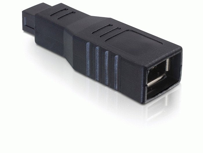 Delock Adaptador Firewire Fw800 9pin -> Fw400 6pin M/H Negro