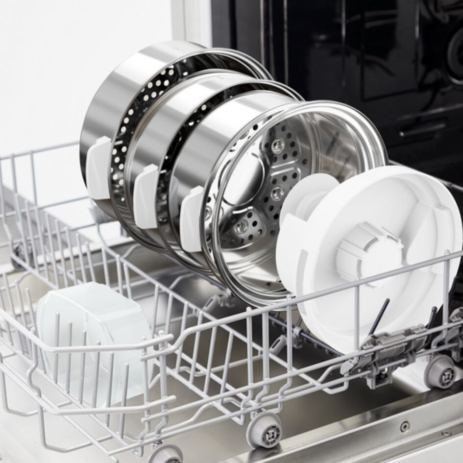 Olla Vaporera Tefal Vc502d10, Acero Inoxidable Blanco