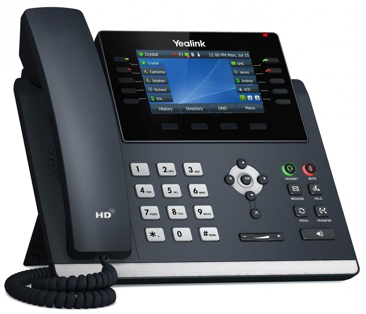 Yealink Telefono T46u 16 Cuentas Sip Poe