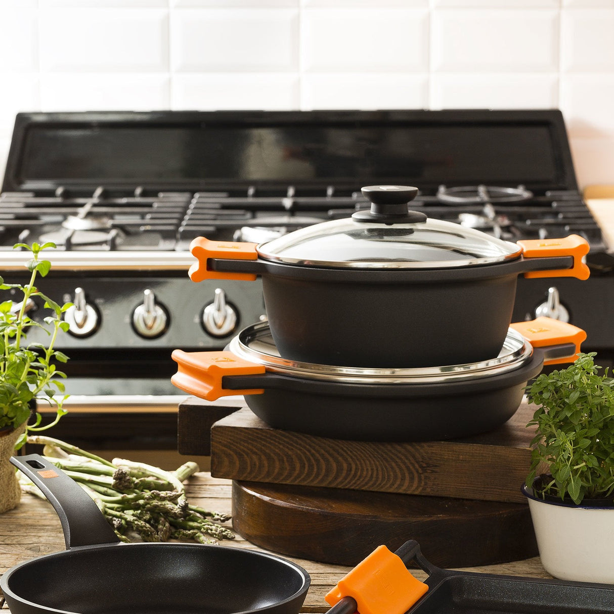 Cacerola Bra Efficient A270336 Ø36cm Aluminio Fundido Apta Para Inducción