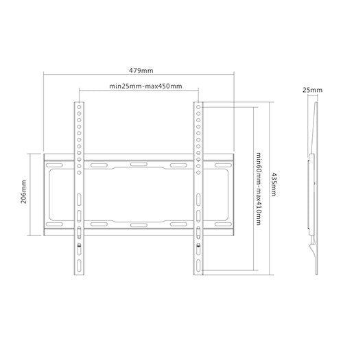 EAN 6956745152839 - SUNNE 32-55-EF soporte para TV 139,7 cm (55") Negro imagen 2