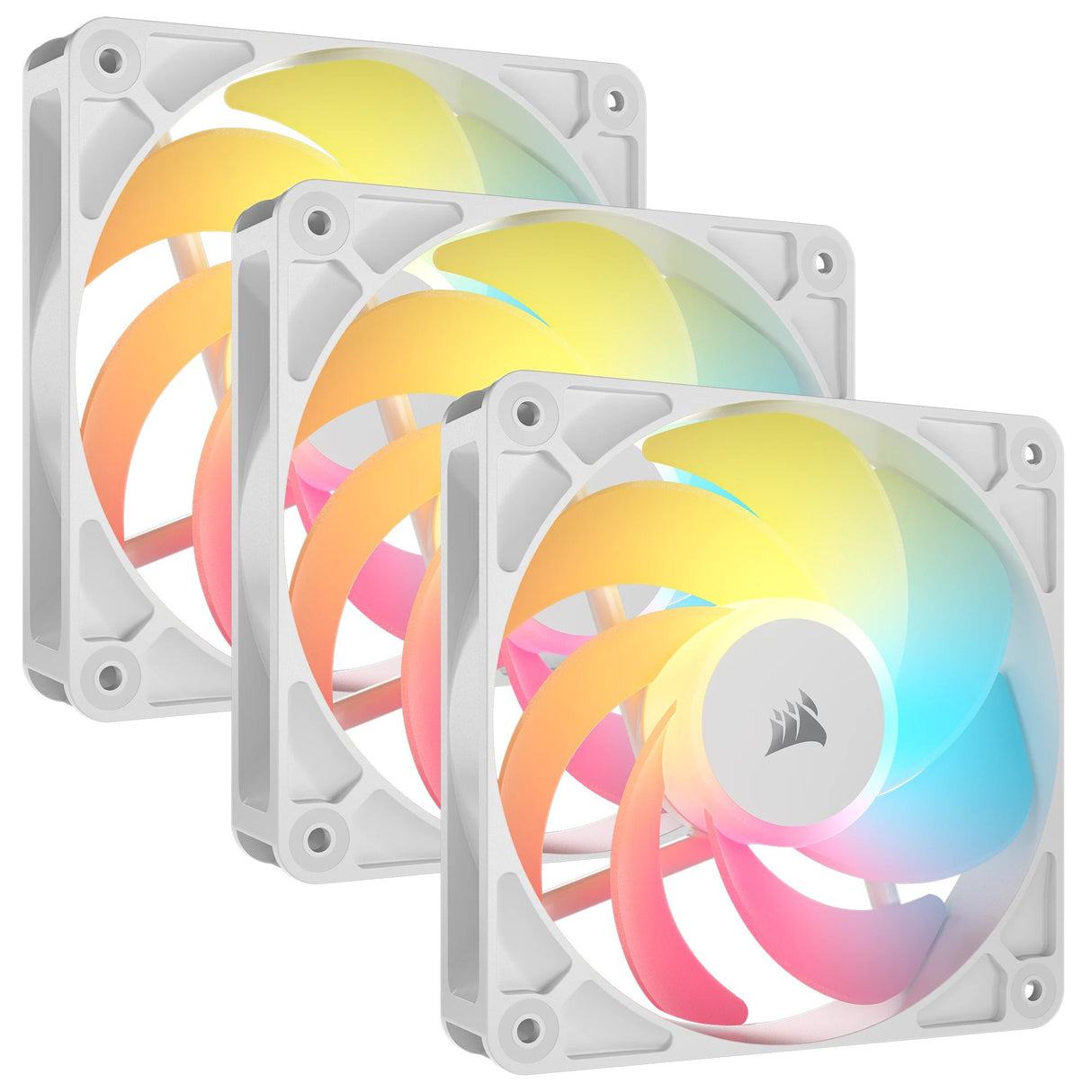 EAN 840440494676 - Corsair RS120-R ARGB Carcasa del ordenador Ventilador 12 cm Blanco 3 pieza(s) imagen 1