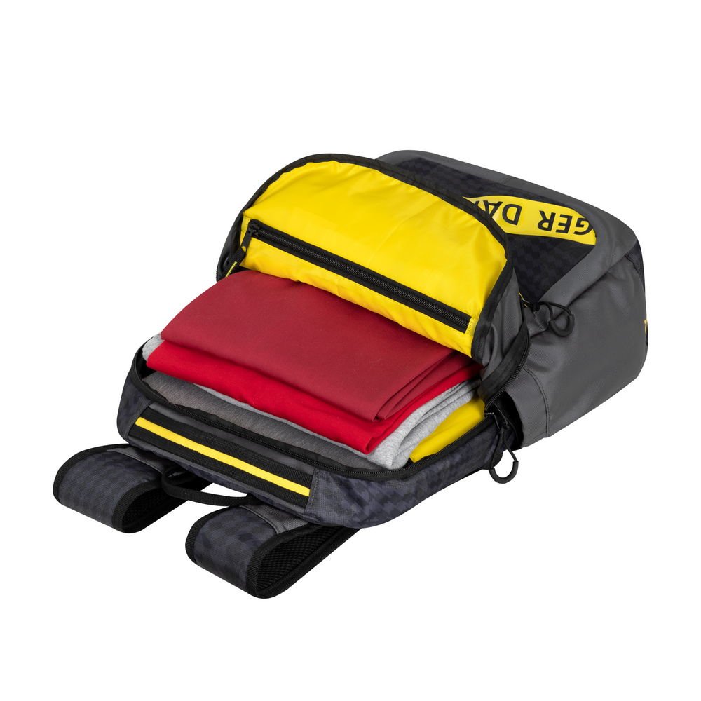 Mochila Riva Nb Erehs 15,6" Gris Camo 5431