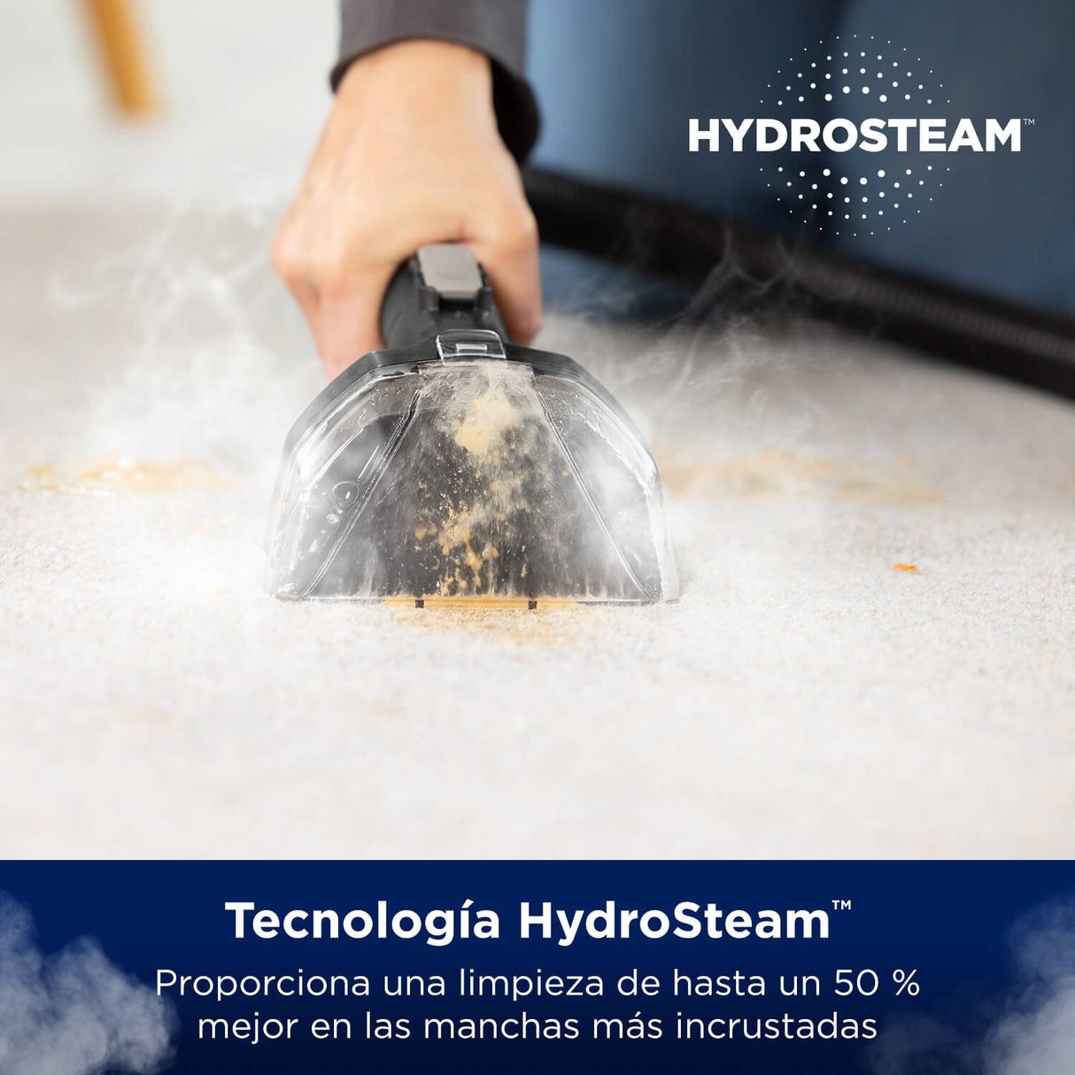 EAN 11120272123 - Bissell SpotClean Hydrosteam Select Limpiador a vapor de cilindro 1,9 L 1000 W Negro imagen 2