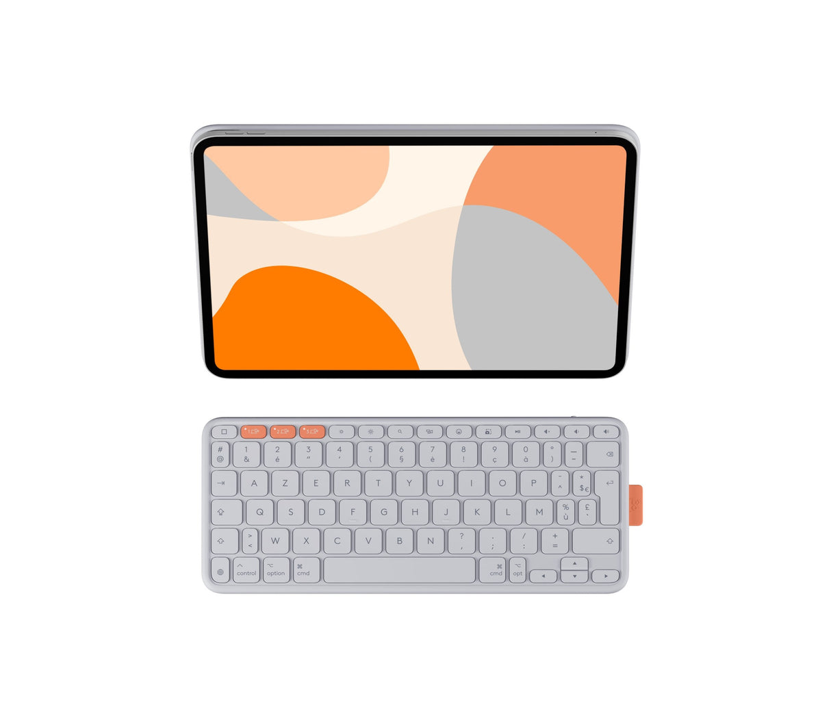 Flip Folio - Pale Grey-Fra-Bt