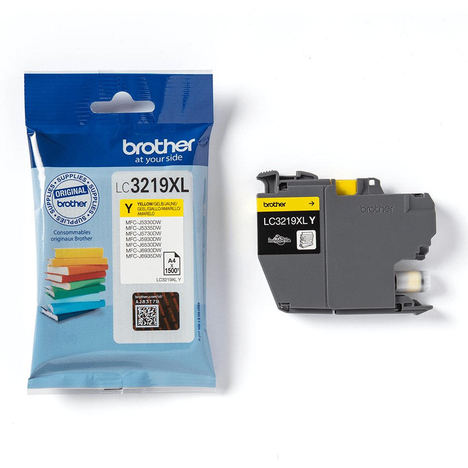 Tinta Original Brother Lc3219y Xl Amarillo