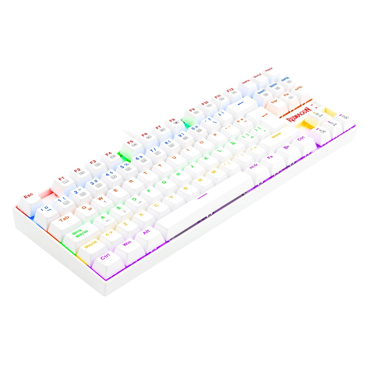 EAN 6950376704979 - REDRAGON KUMARA K552 teclado Juego USB QWERTY Español Blanco imagen 6