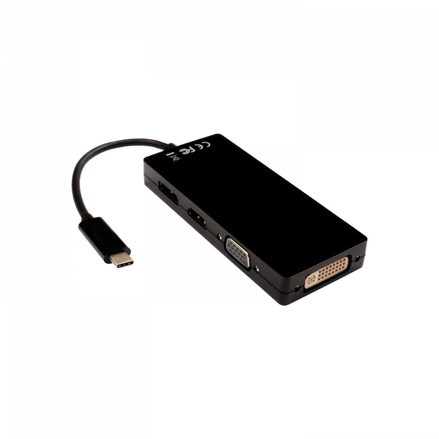 EAN 0662919108804 - V7 V7UC-DPHDVGADVI-BLK Adaptador gráfico USB 3840 x 2160 Pixeles Negro imagen 4