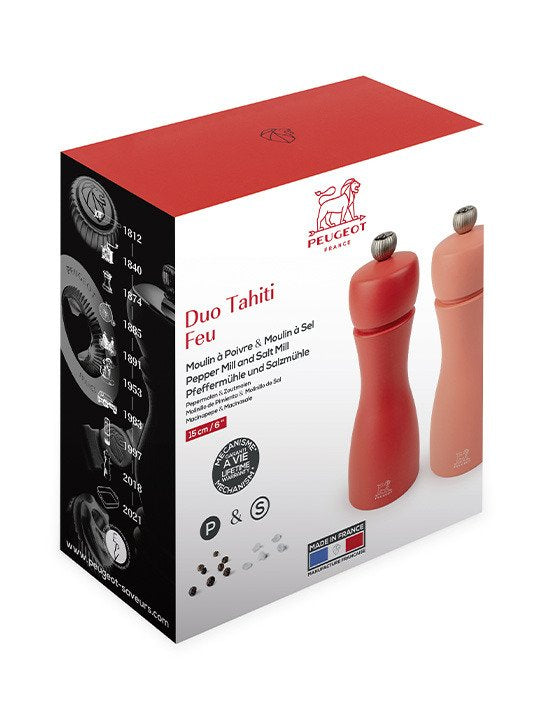 EAN 4006950042974 - Peugeot Tahiti Juego de salero y pimentero Coral, Rojo imagen 6