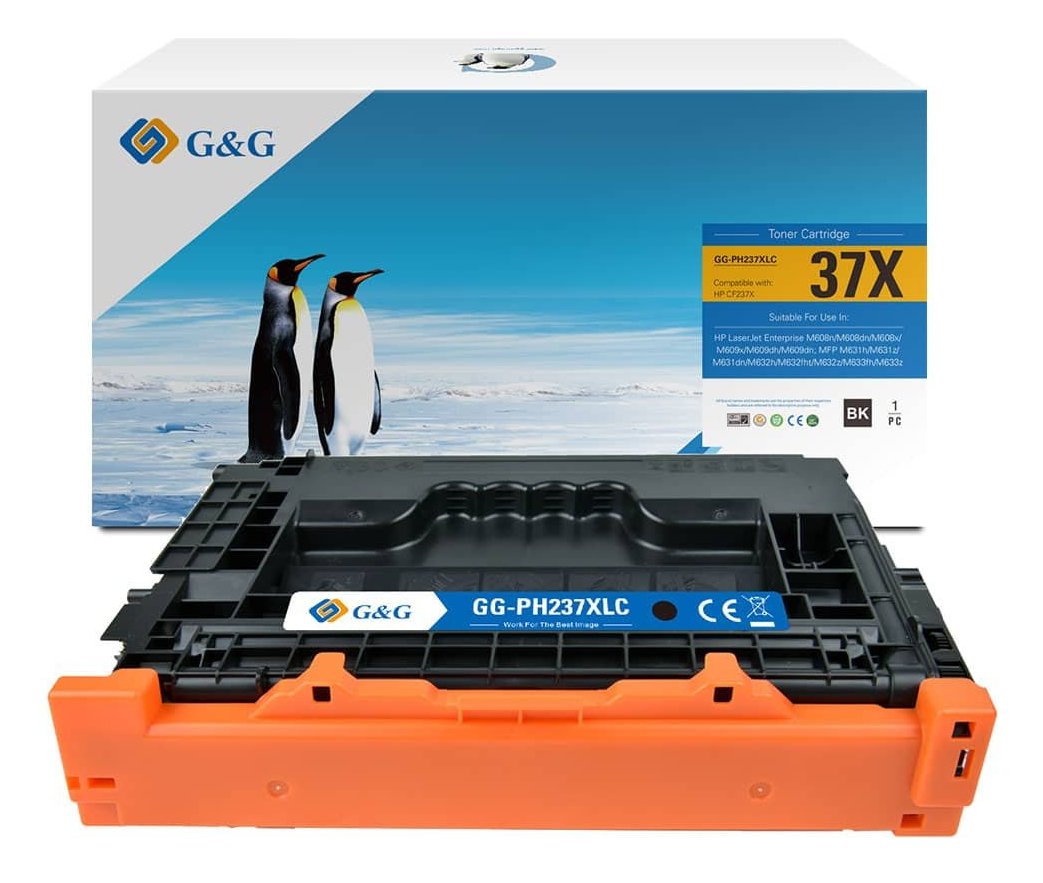 G&G Xl-Toner Compatible Con Hp 37x Cf237x