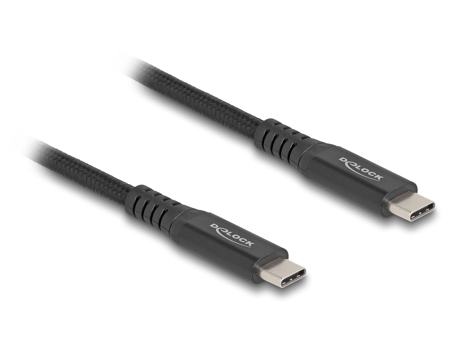 Delock 80024 Cable Usb 20 Gbps Usb Type-C Macho A Macho Pd 3.0 100 W E-Marker 1 M Metal Negro