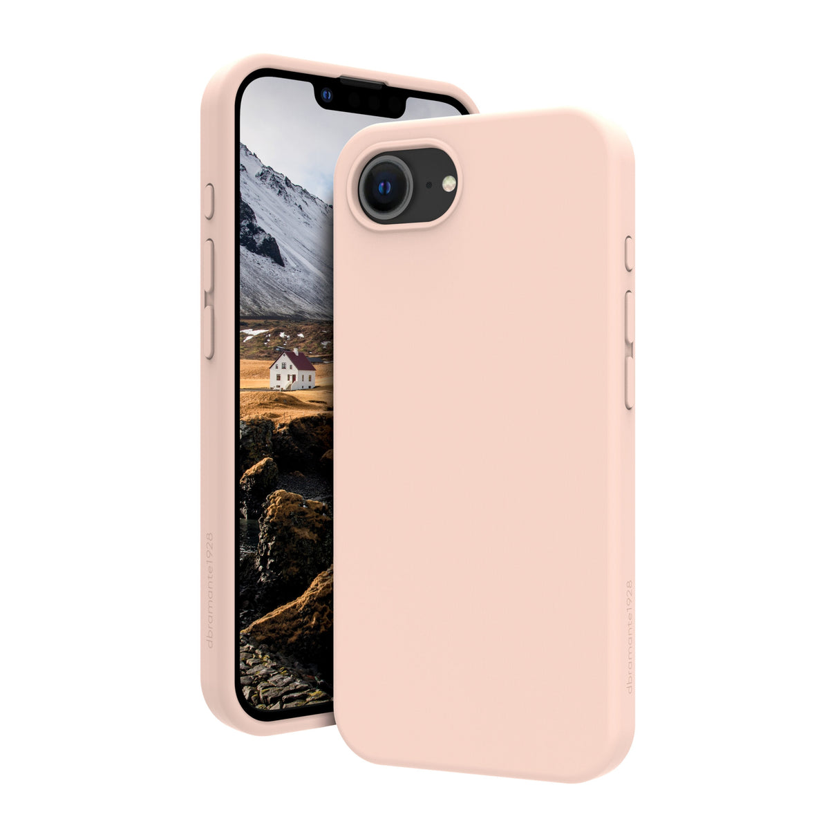 Dbramante1928 Monaco Carcasa Trasera Para Teléfono Móvil Compatibilidad Con Magsafe Silicona Plástico Arena Rosa Para Apple Iphone 16e 17e