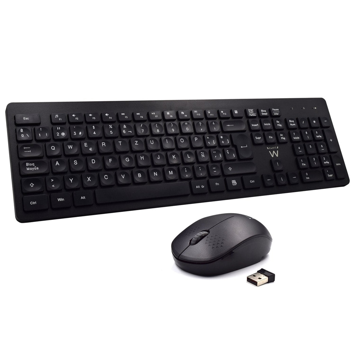Ewent Teclado+Ratón Inalámbrico Ew3256 Negro