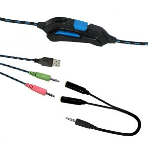 Auriculares Art Sla Flash Gaming With Micrófono Illuminate