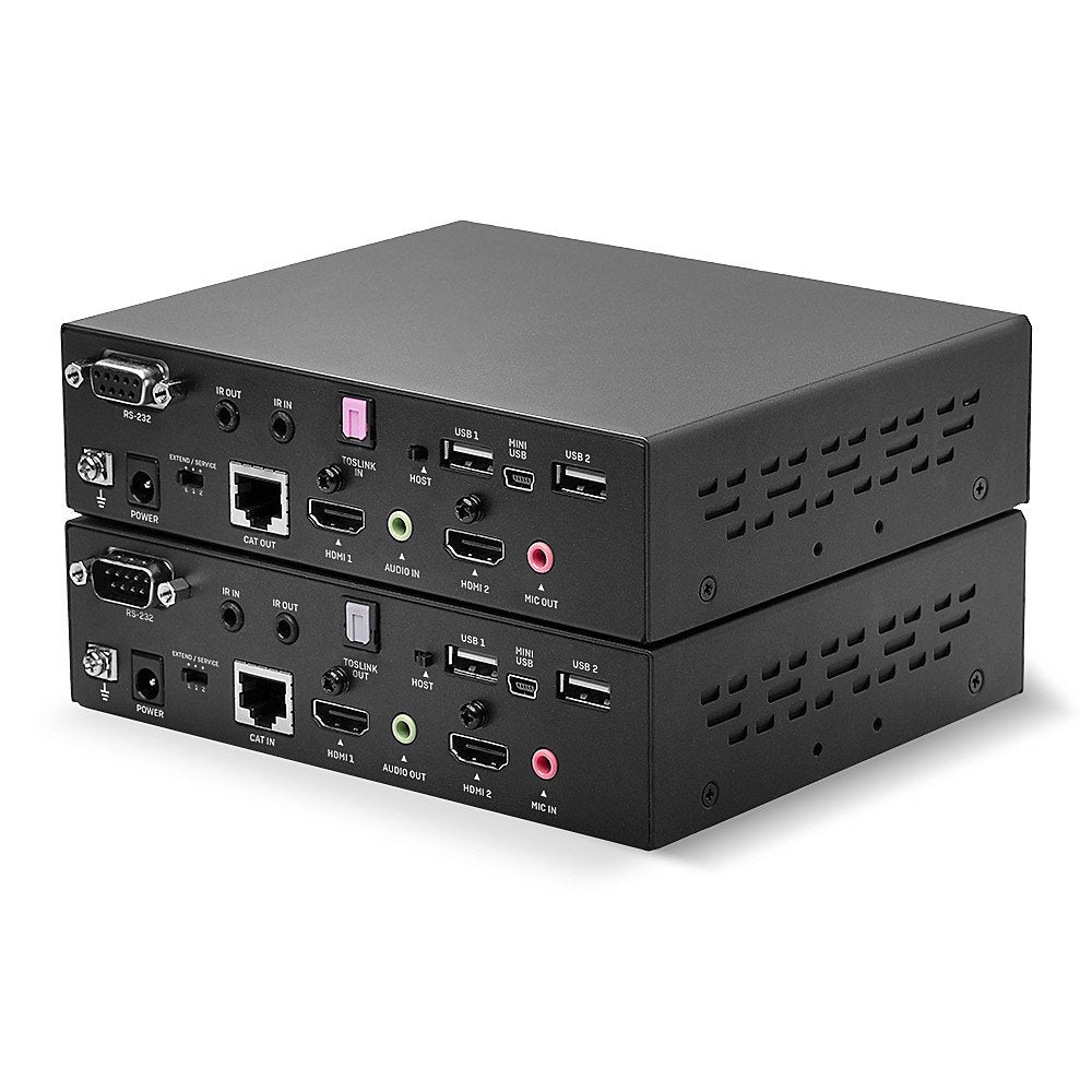 Lindy 100m Cat.6 Dual Head Hdmi, Usb & Rs232 Extender