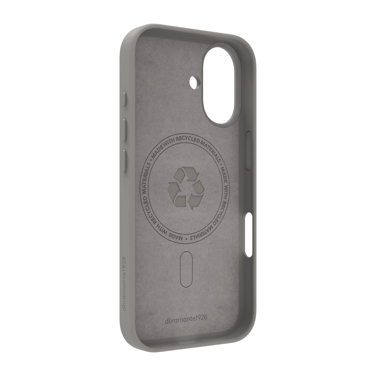 Dbramante1928 Roskilde Kick Icon Carcasa Trasera Para Teléfono Móvil Compatibilidad Con Magsafe Piedra De Río Para Apple Iphone 17