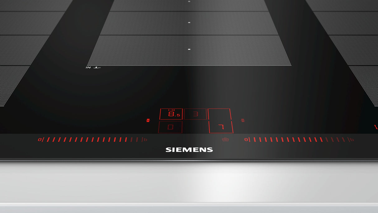 Siemens Ex975lxc1e Hobs Negro, Acero Inoxidable Integrado Con Placa De Inducción 5 Zona(S)