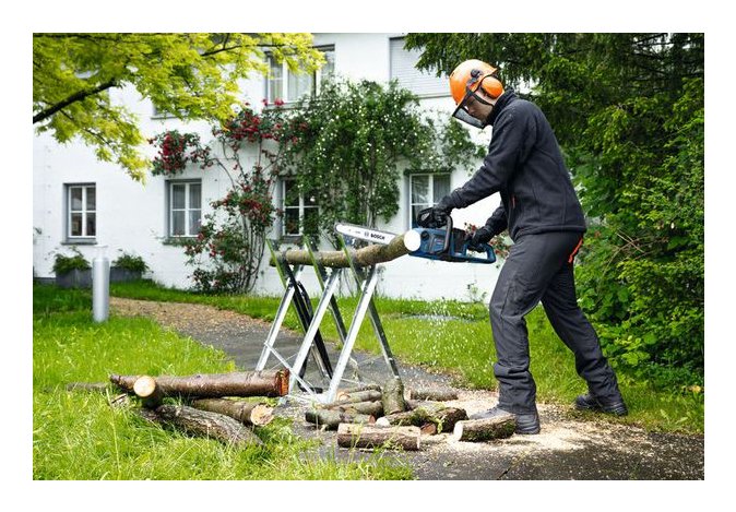 Motosierra A Batería Bosch Professional Biturbo Gke 18v-40 Professional Solo, 18 Voltios Azul, Sin Batería Ni Cargador 06008d3000