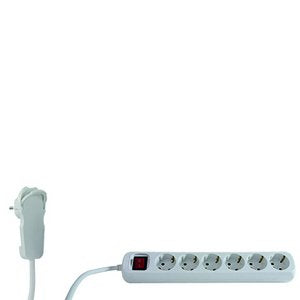 EAN 4006341704733 - REV 0012626114 base múltiple 2 m 6 salidas AC Interior Blanco imagen 1