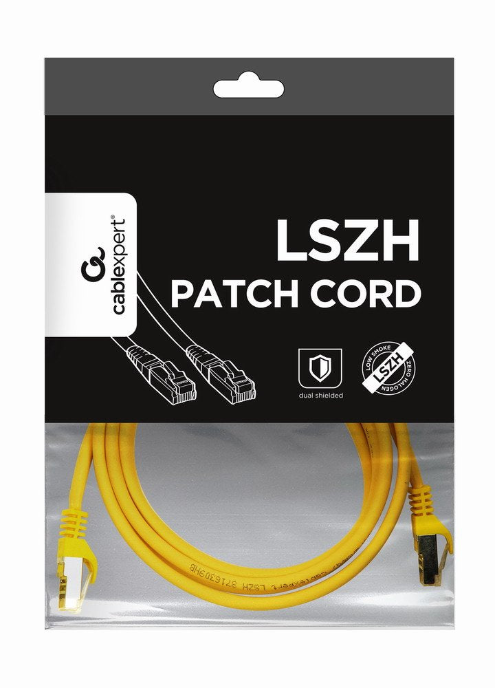 EAN 8716309098663 - Gembird PP6A-LSZHCU-Y-2M cable de red Amarillo Cat6 S/FTP (S-STP) imagen 2