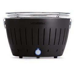 Lotusgrill G34 U Bk Barbacoa Y Parrilla Al Aire Libre Carbón Vegetal Tetera Negro