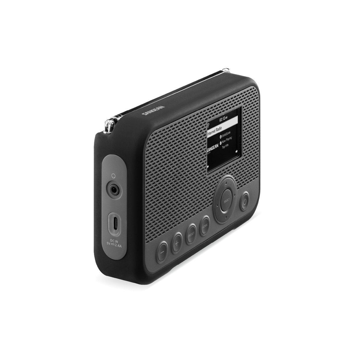 Radio Portátil Sangean Wfr-39 Grey Black