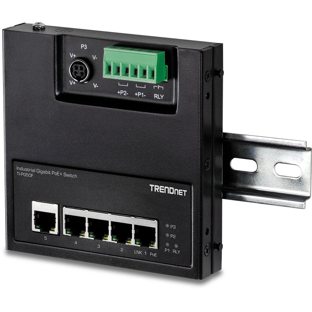 EAN 0710931161564 - Trendnet TI-PG50F switch No administrado Energía sobre Ethernet (PoE) Negro imagen 5