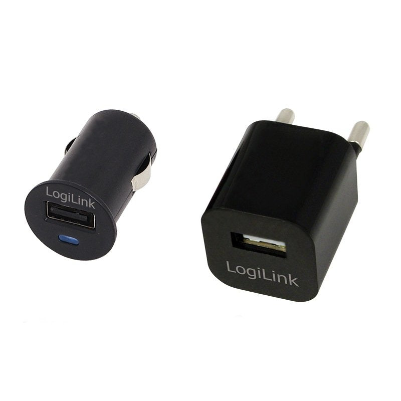 Cargador Usb Casa/Coche Logilink Pa0076 5v/1a Pa0076